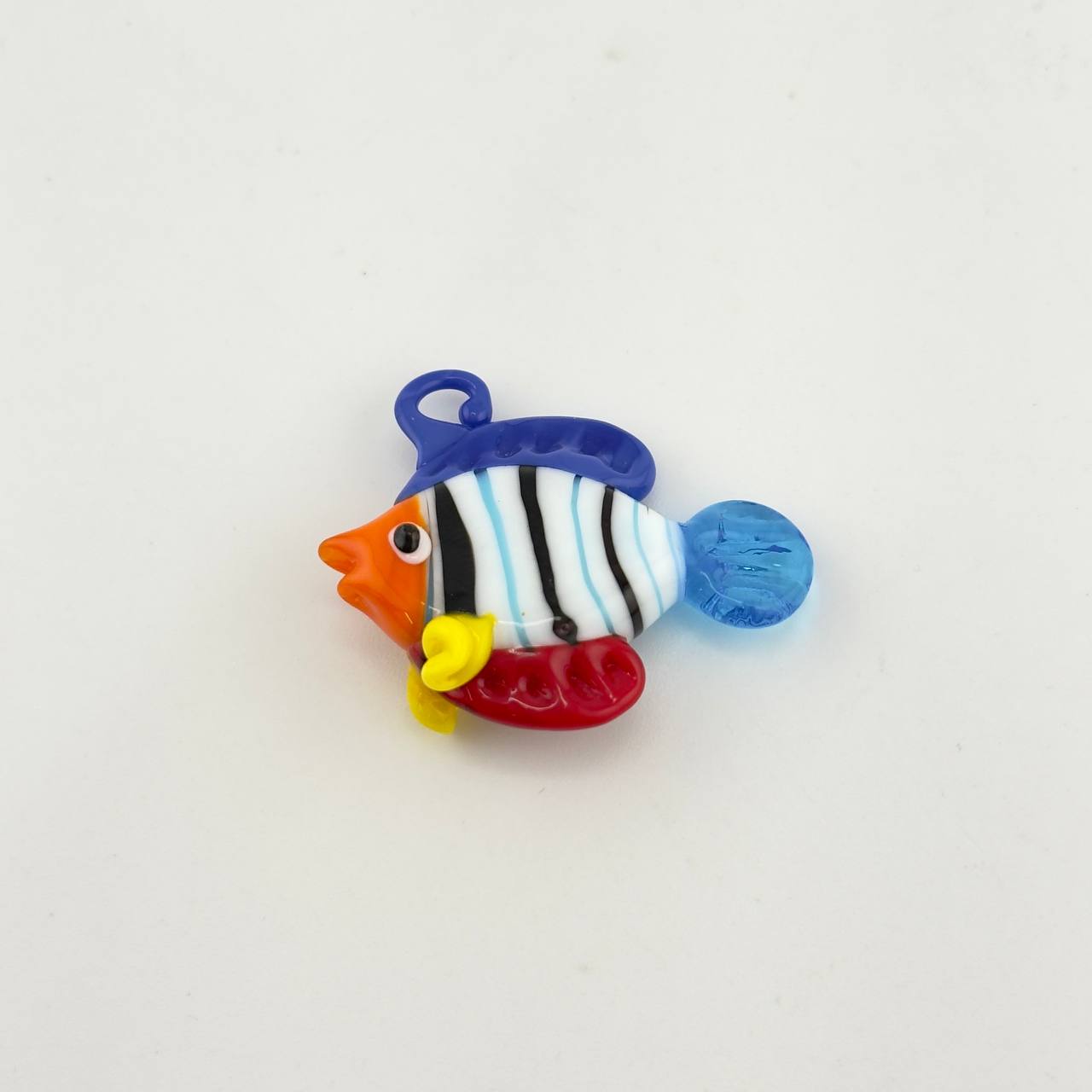 Подвеска рыба размер 36*5мм материал стекло